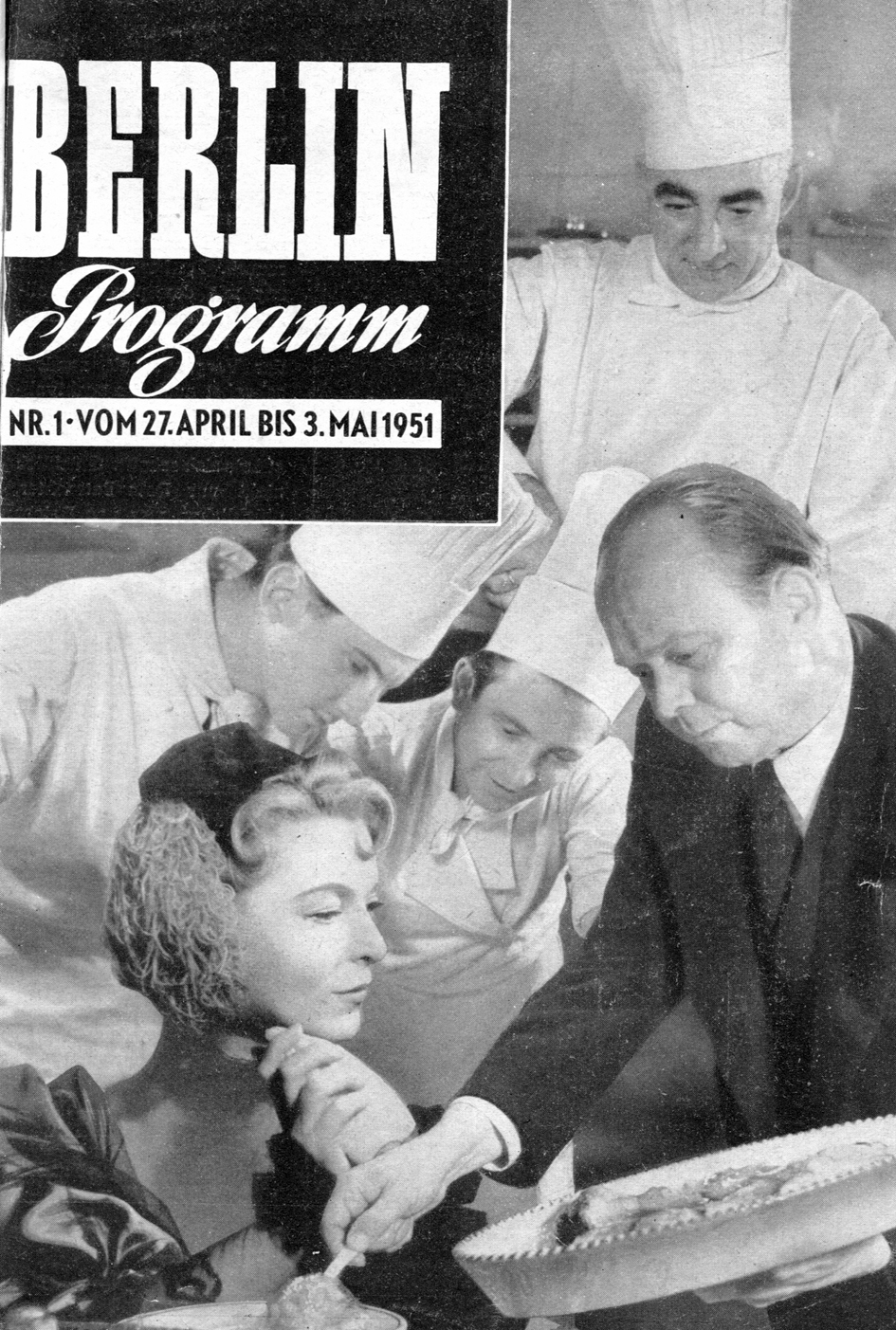 Berlin Programm, erste Ausgabe, 1951